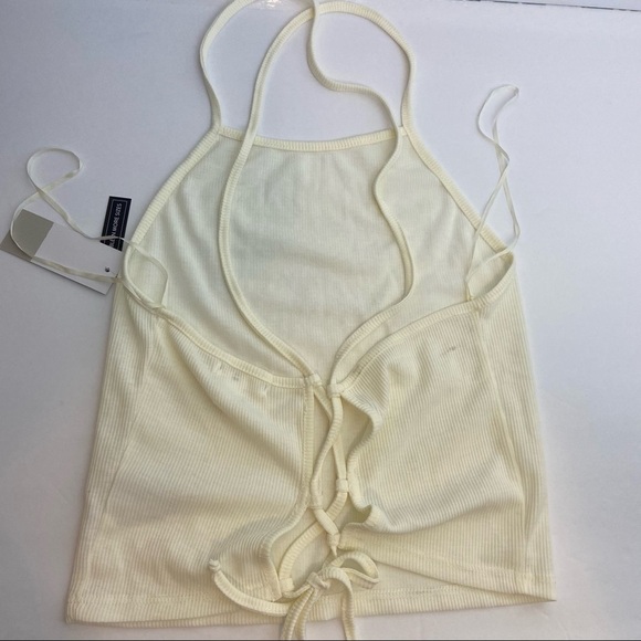 BP. - Ribbed Tie Back Crop Tank - Picture 4 of 7